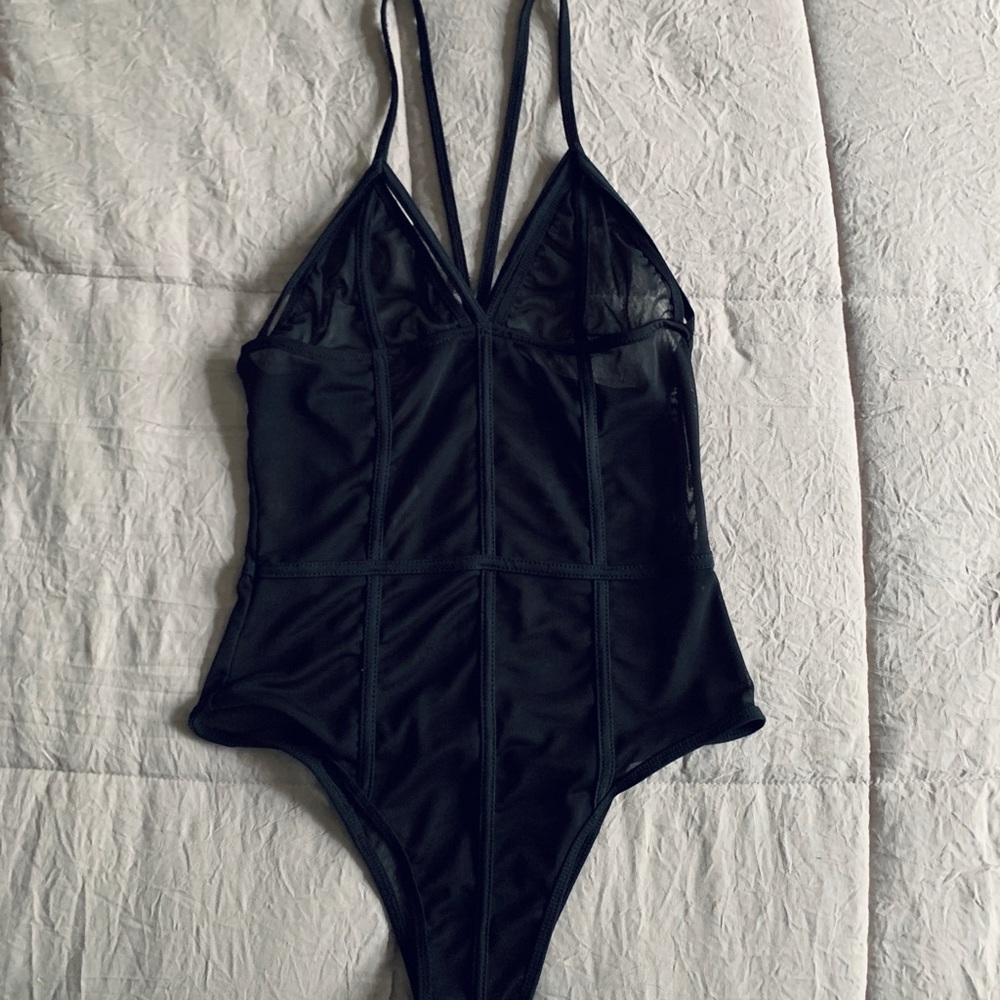 🖤Black Mesh Corset Bodysuit🖤